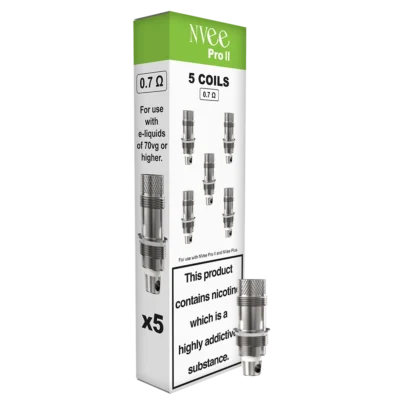 NVee Pro II 0.7ohm Coils (Pack of 5)