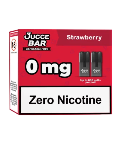 Disposable Pods Strawberry 0mg for Jucce Bar
