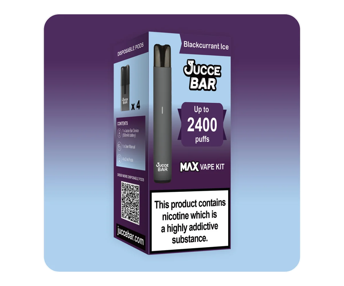 Blackcurrant Ice Big Puff Vape Kit