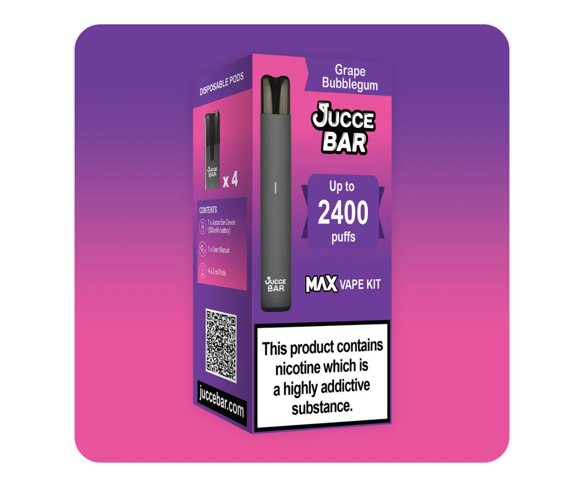 Grape Bubblegum Big Puff Vape Kit