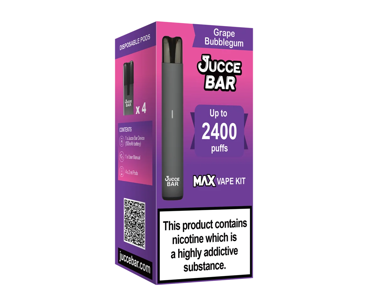 Grape Bubblegum Big Puff Vape Kit