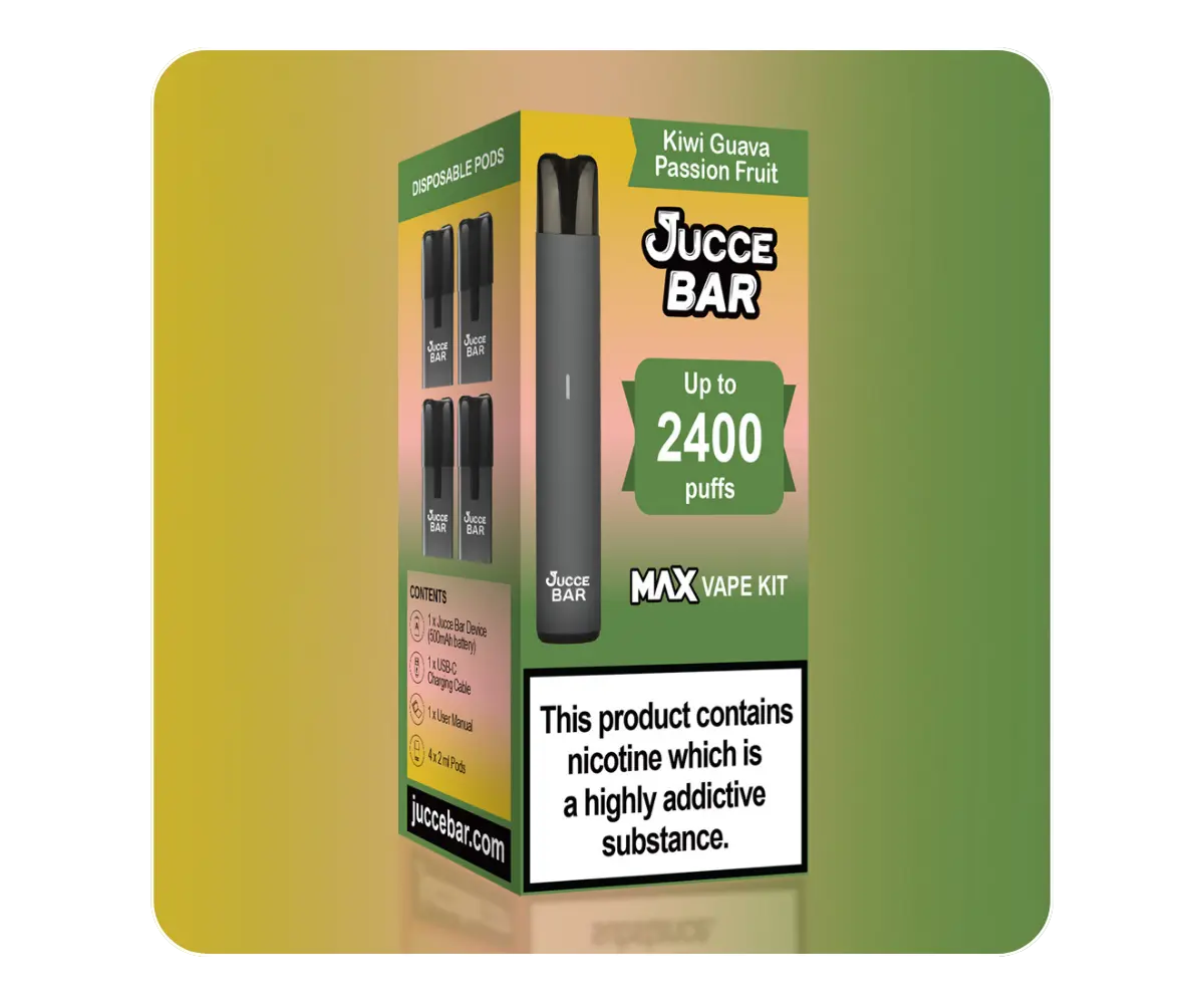 Kiwi Guava Passion Fruit MAX Big Puff Vape Kit