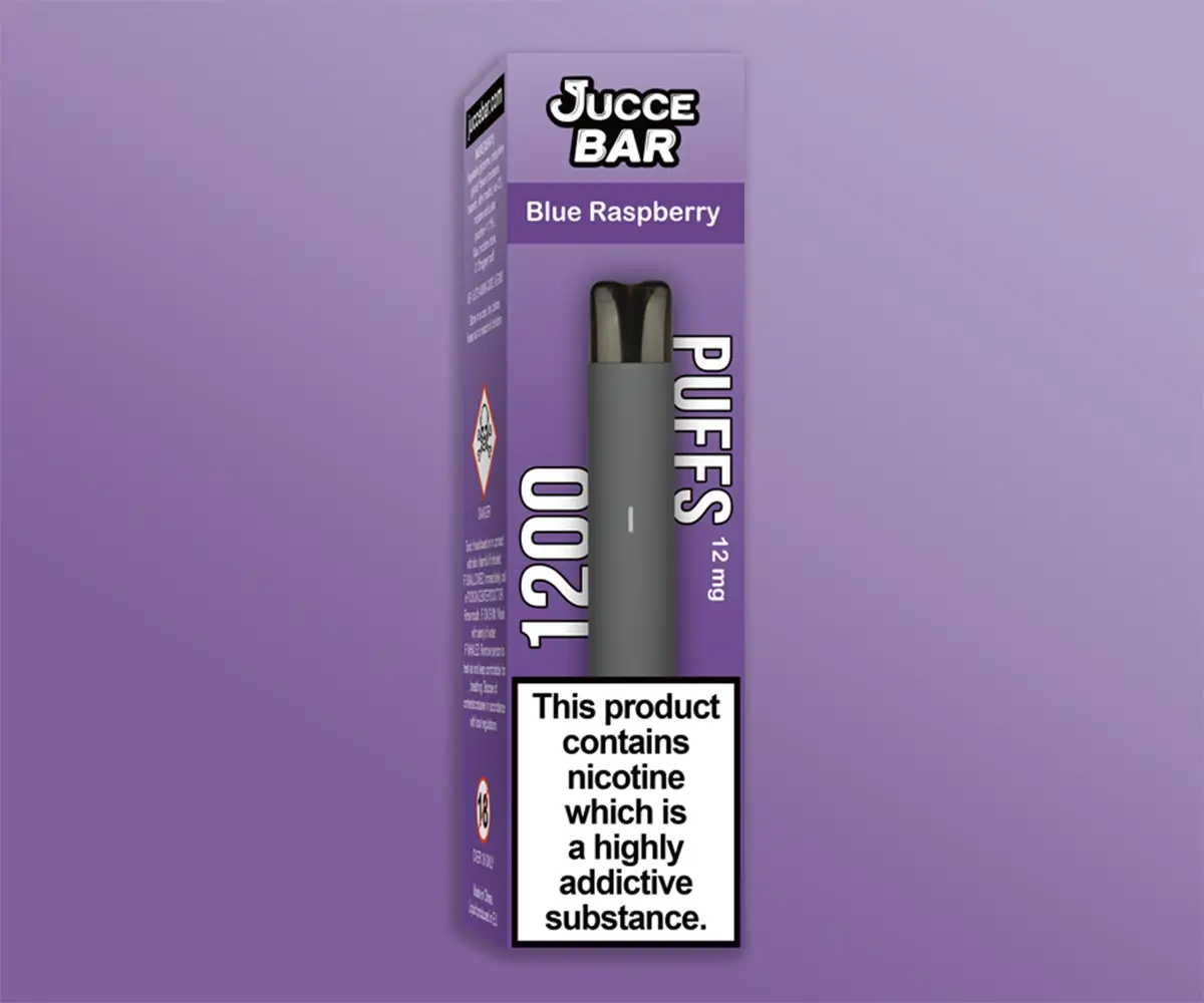 Blue Raspberry 1200 Puff Kit