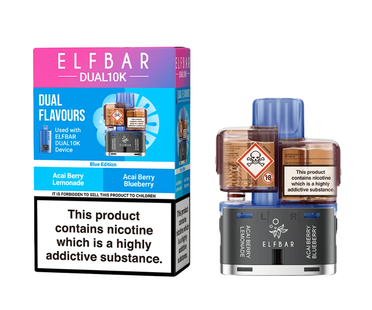 ELFBAR Dual 10K Pods - Blue-Edition
