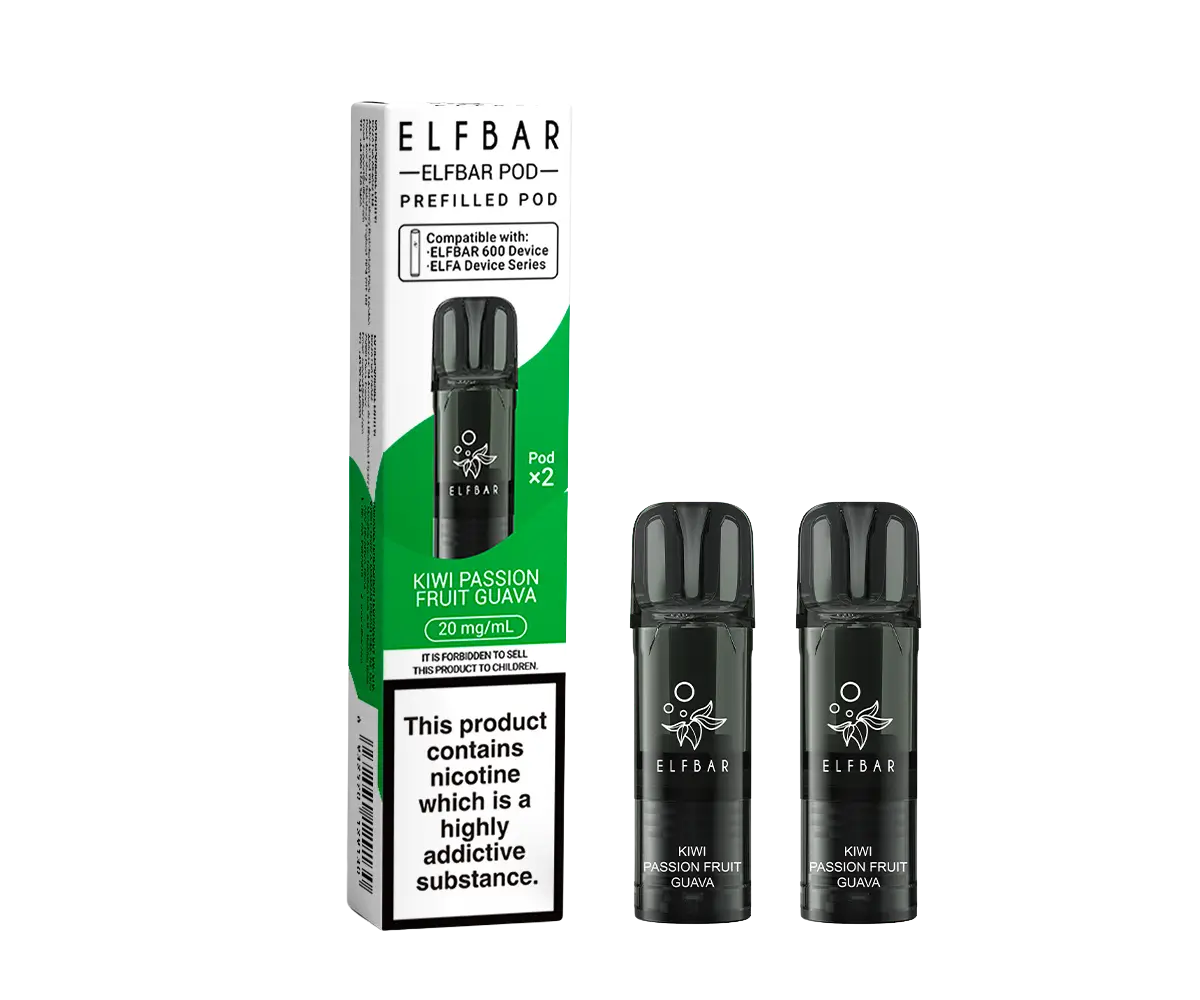 EB600 Pods - Kiwi-Guava-Passion-Fruit
