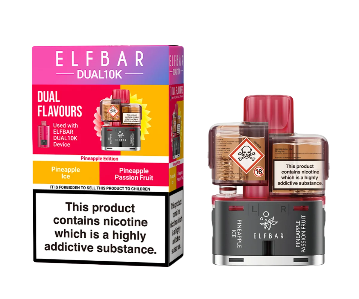ELFBAR Dual 10K Pods - Pineapple-Edition