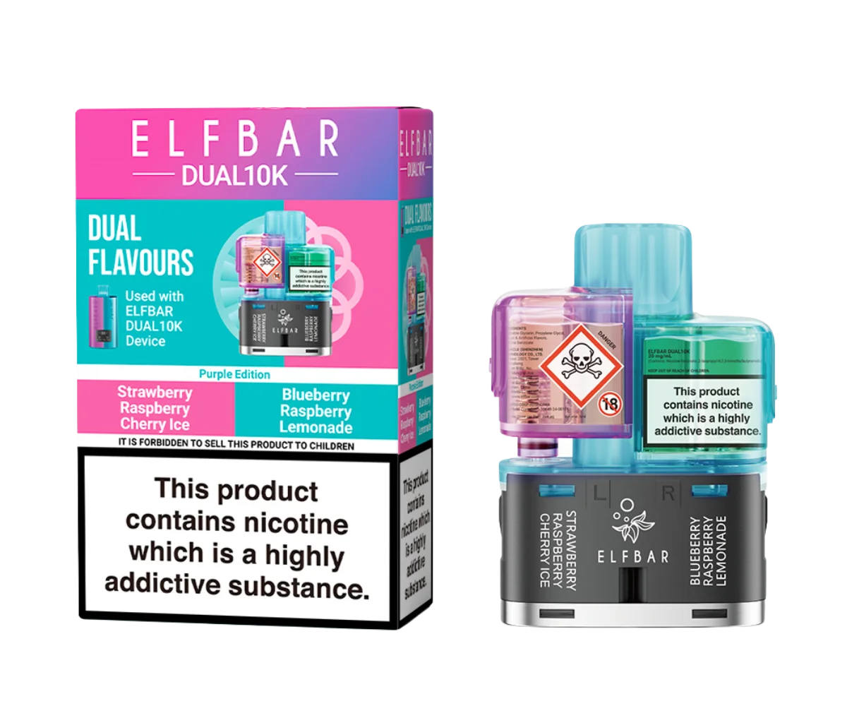ELFBAR Dual 10K Pods - Purple-Edition