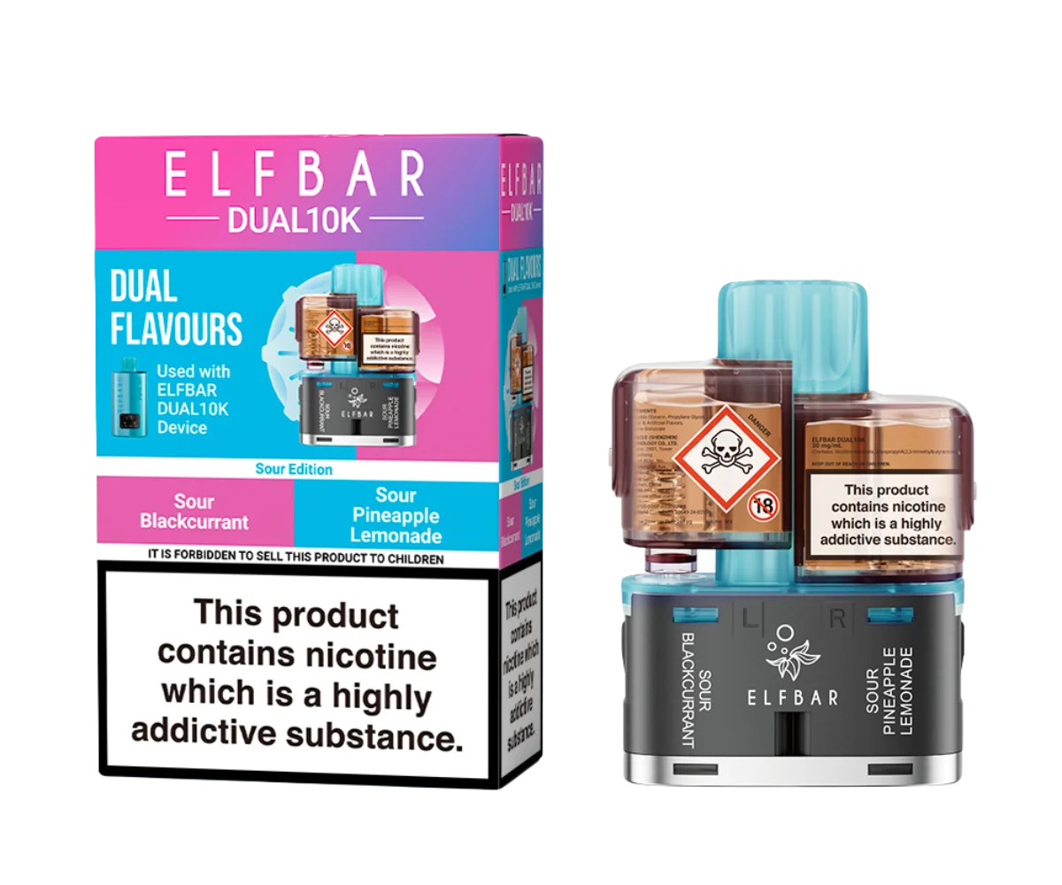 ELFBAR Dual 10K Pods - Sour-Edition
