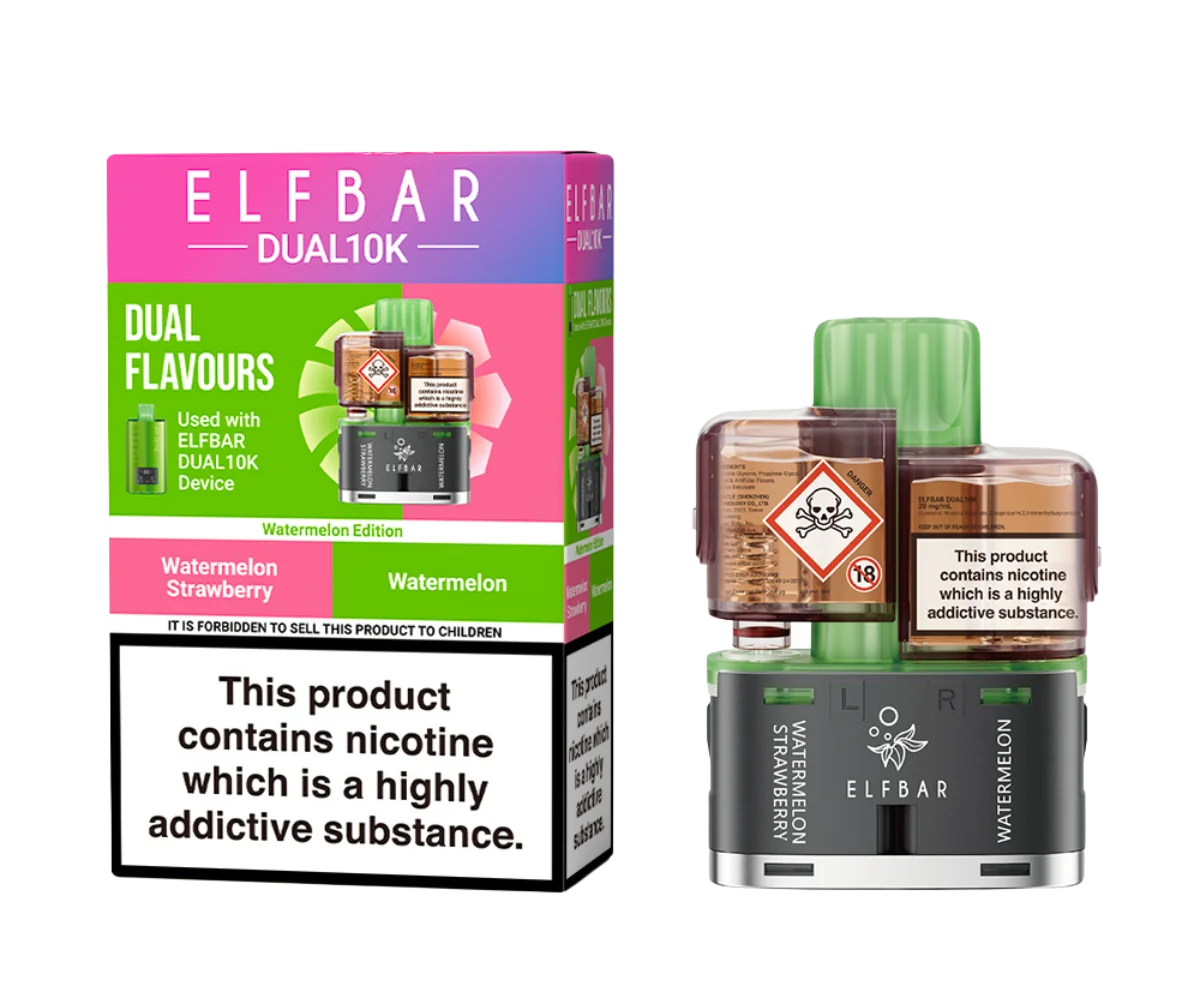 ELFBAR Dual 10K Pods - Watermelon-Edition