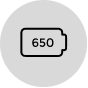 650mAh Battery