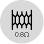 Advanced Mesh Coil 0.8Ω