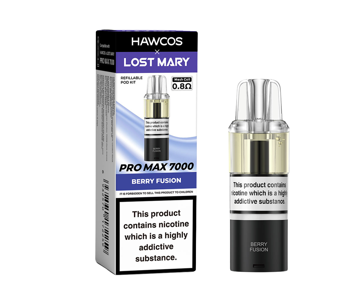 Lost Mary x Hawcos 7k Prefilled Pods