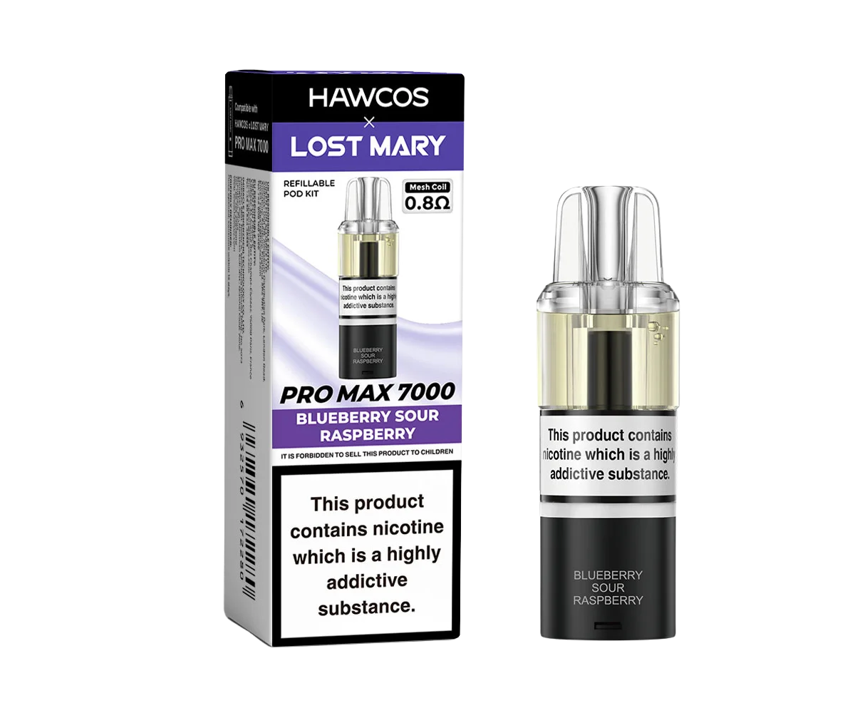 Lost Mary x Hawcos 7k Prefilled Pods