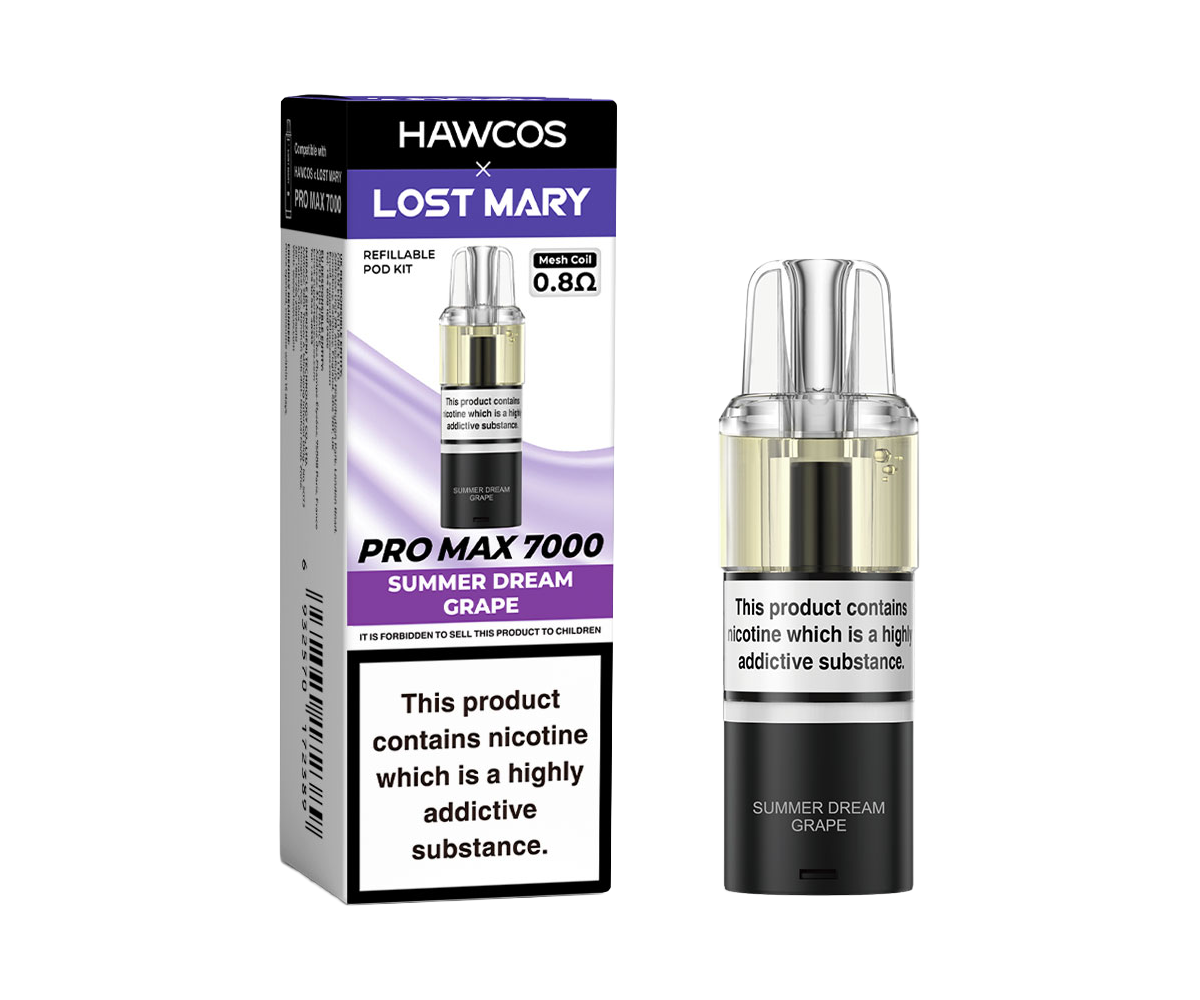 Lost Mary x Hawcos 7k Prefilled Pods